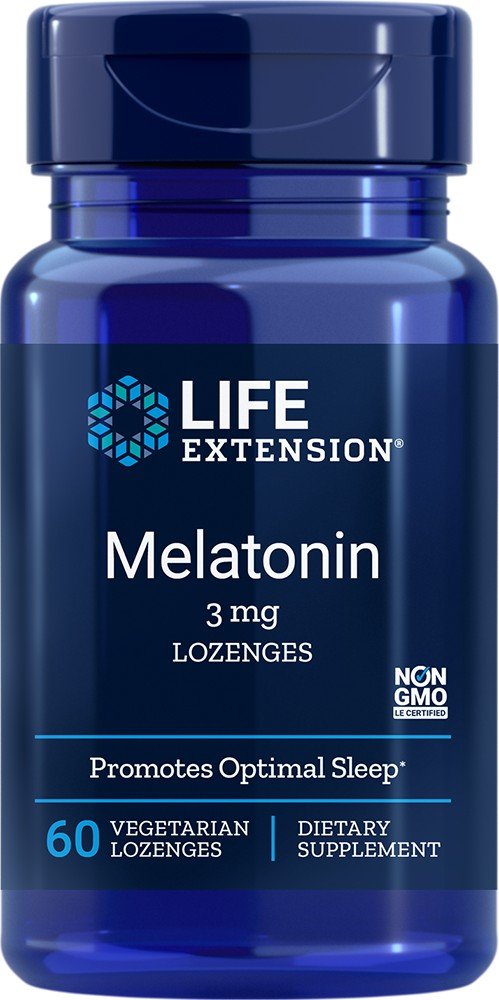 Life Extension Melatonin Sublingual 3mg 60 Lozenge