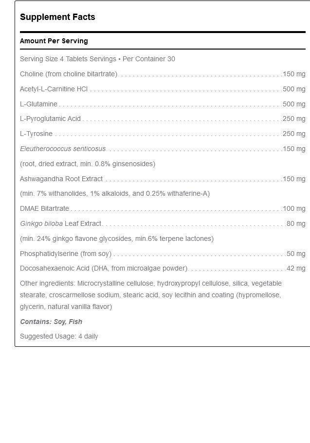 Douglas Laboratories Neuromins 60 Softgel