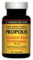 YS Eco Bee Farms Propolis with Goldenseal &amp; Echinacea 60 Capsule