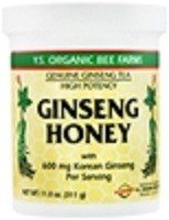 YS Eco Bee Farms Panax Ginseng in Honey 11.0 oz Liquid