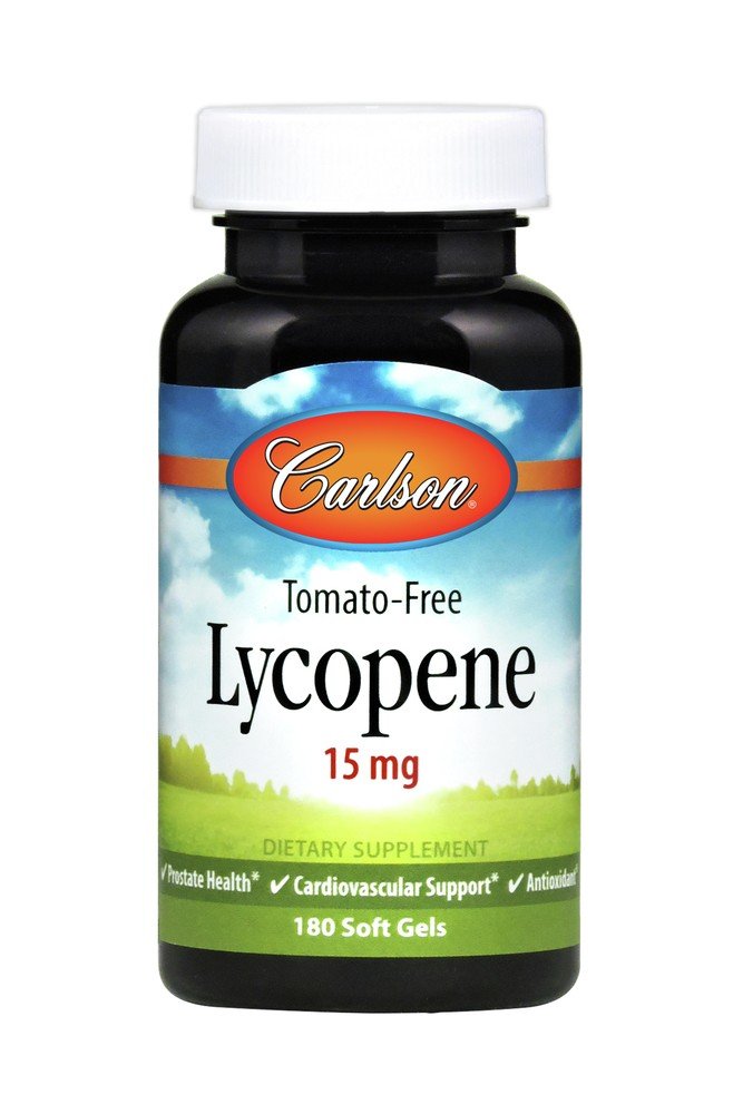 Carlson Laboratories Lycopene 15mg - Tomato Free 180 Softgel