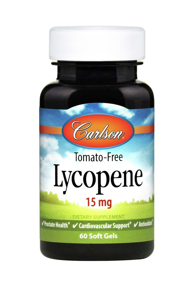 Carlson Laboratories Lycopene 15mg Tomato Free 60 Softgel