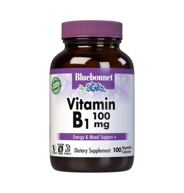 Bluebonnet Vitamin B-1 100mg 100 VegCap