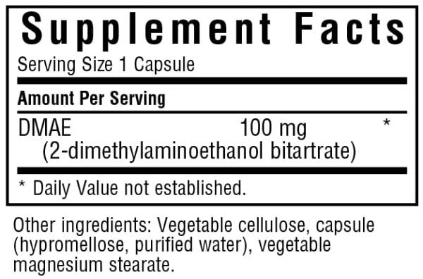 Bluebonnet DMAE 100mg 50 VegCap