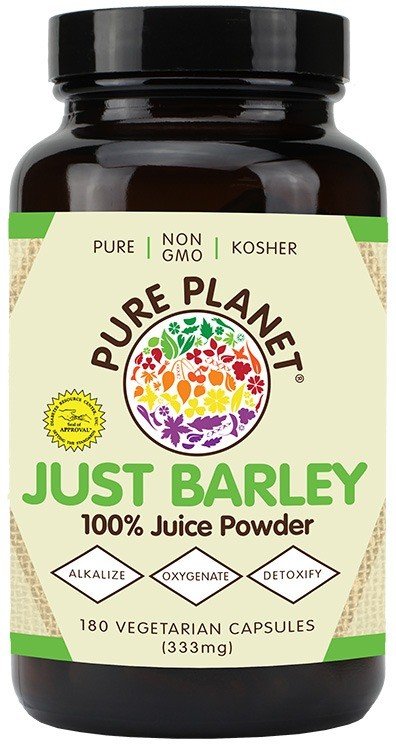 Pure Planet Products Just Barley Grass Juice Organic 180 VegCap