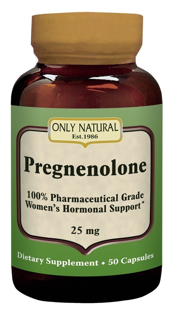 Only Natural Pregnenolone 25mg 50 Capsule