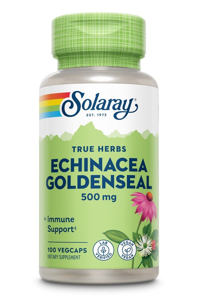 Solaray Echinacea Root with Goldenseal 100 Capsule