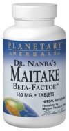 Planetary Herbals Dr. Nanba&#39;s Maitake Beta-Factor 120 Tablet
