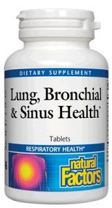 Natural Factors Lung, Bronchial, &amp; Sinus 90 Tablet