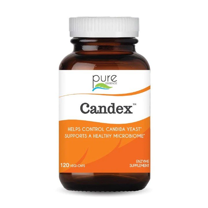 Candex | Pure Essence | Helps Control Candida Yeast | Microbiome Health | Enzyme Supplement | 120 VegCaps | Capsules | VitaminLife