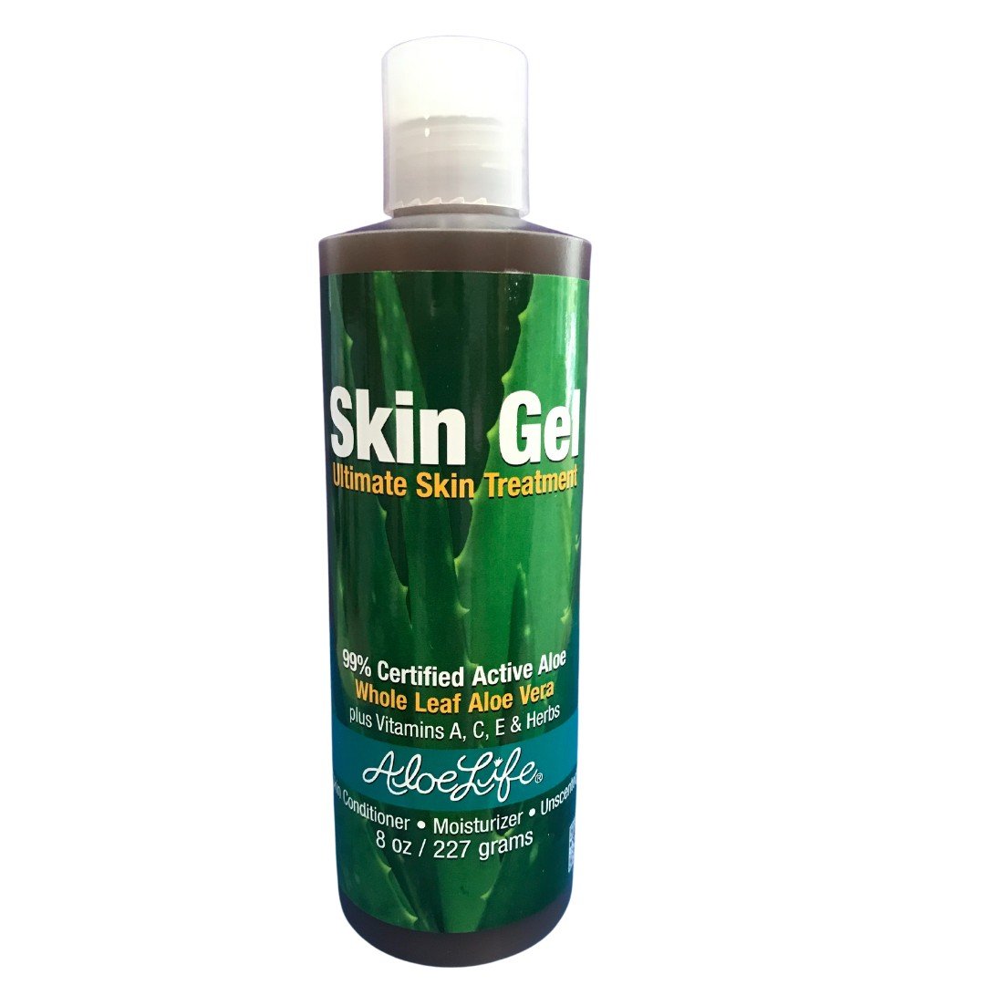 Aloe Life Skin Gel & Herbs 8 oz Liquid