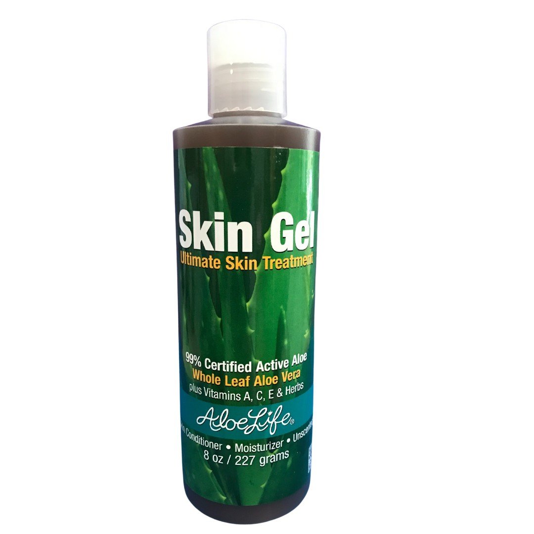 Aloe Life Skin Gel &amp; Herbs 8 oz Liquid