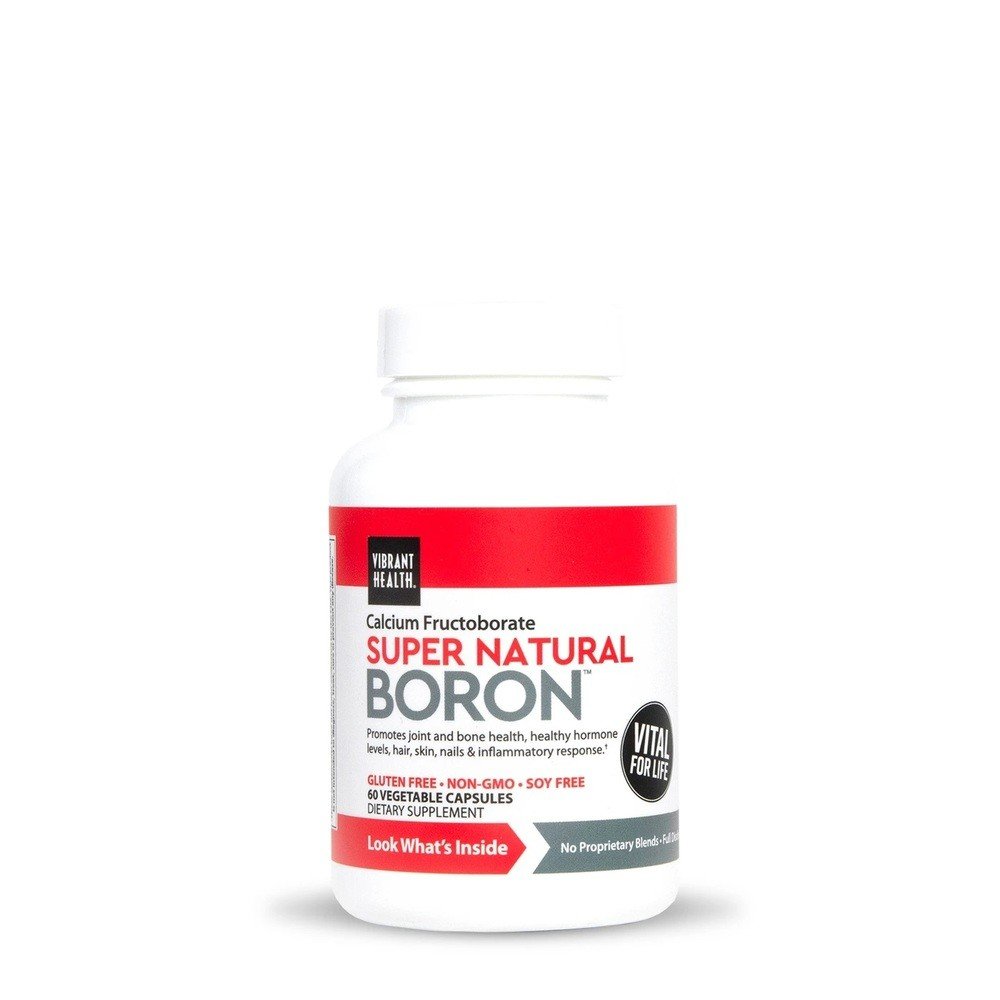 Vibrant Health Super Natural Boron 60 VegCap