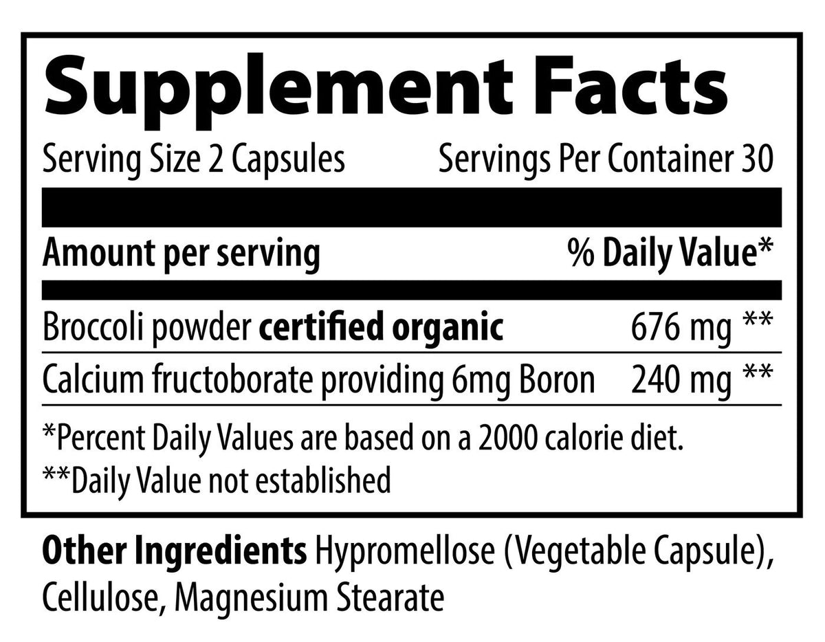 Vibrant Health Super Natural Boron 60 VegCap