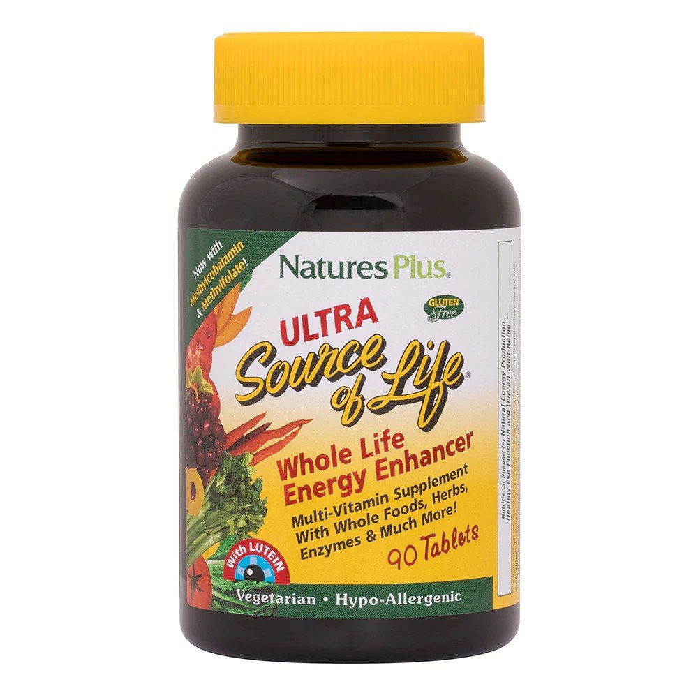 Nature&#39;s Plus Ultra Source of Life Whole Life Energy Enhancer Multi-Vitamin 90 Tablet