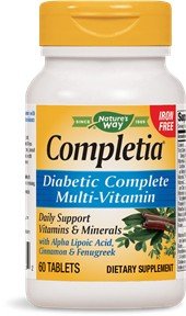 Nature&#39;s Way Completia Diabetic (iron free) 60 Tablet