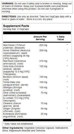 Solaray Total Cleanse Lymph 60 VegCap