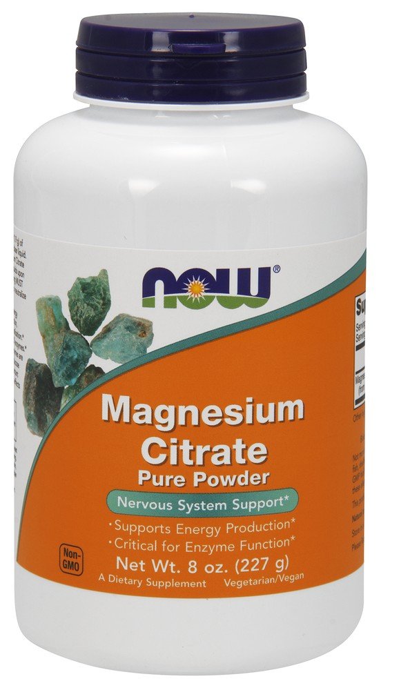 Now Foods Magnesium Citrate Powder 8 oz Powder