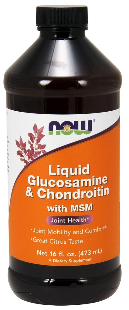 Now Foods Liquid Glucosamine &amp; Chondroitin with MSM 16 oz Liquid