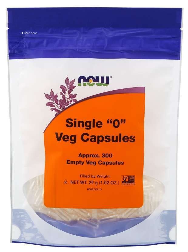 Now Foods Vcaps '0' Empty 300 Capsule