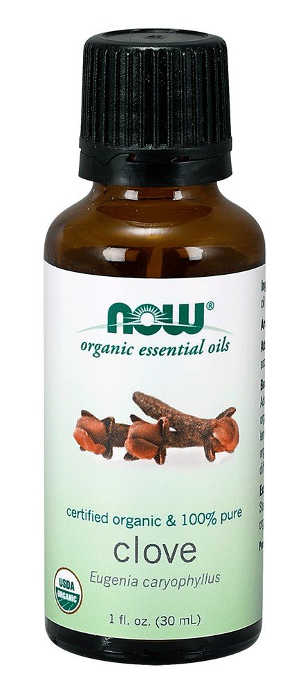 Now Foods Clove Oil Bud Organic 1 oz Liquid