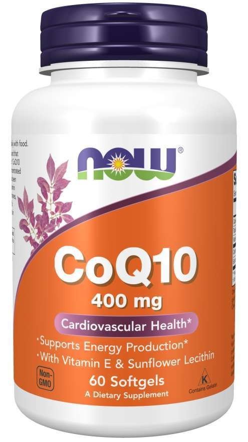 Now Foods CoQ10 400mg 60 Softgel