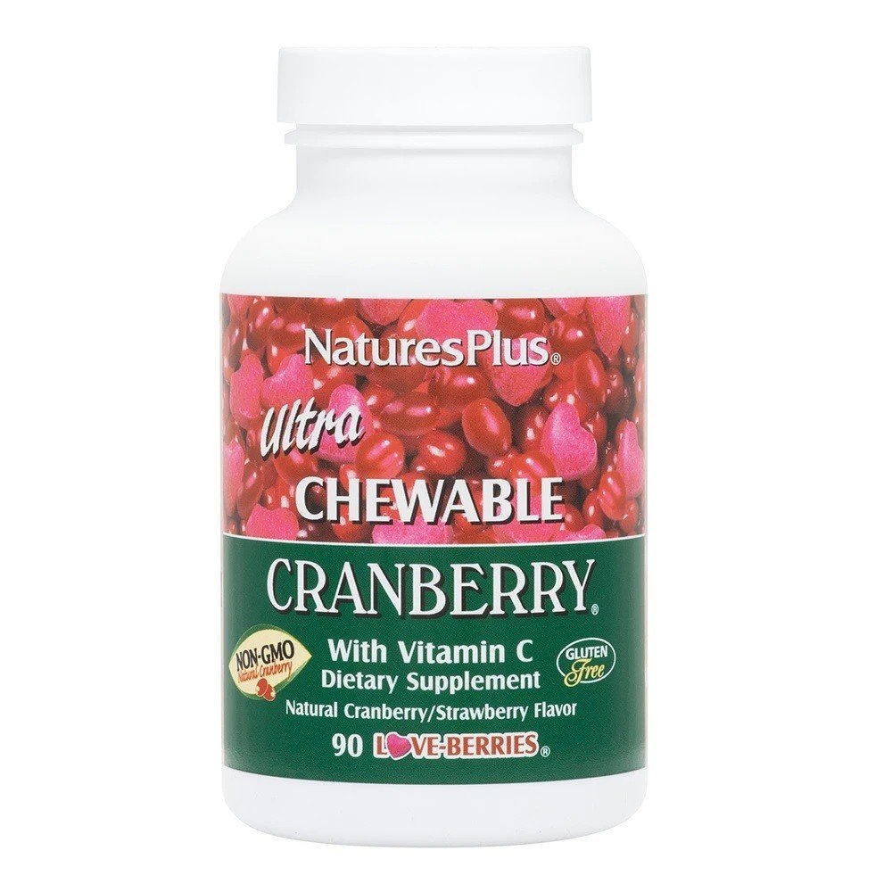 Nature&#39;s Plus Ultra Chewable Cranberry 90 Chewable