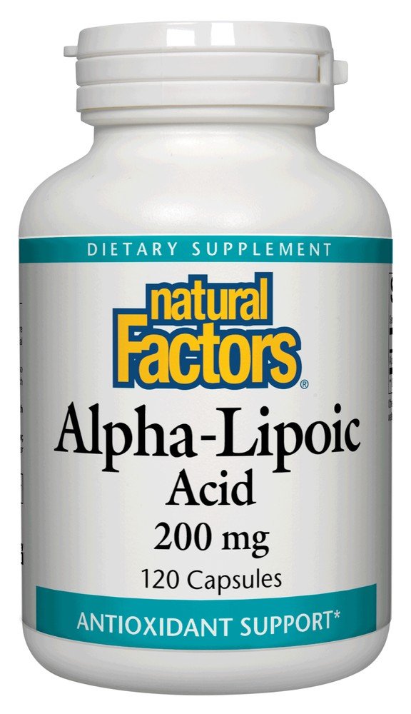 Natural Factors Alpha Lipoic Acid 200mg 120 Capsule