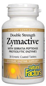 Natural Factors Zymactive Proteolytic Enzyme Double Strength 30 Tablet