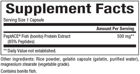 Natural Factors PeptACE Fish Peptides 500MG 90 Capsule