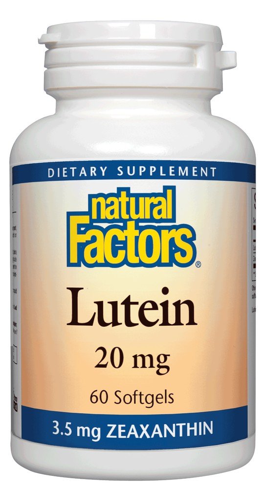 Natural Factors Lutein 20mg 60 Softgel