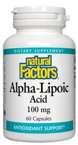 Natural Factors Alpha Lipoic Acid 200 mg 60 Capsule