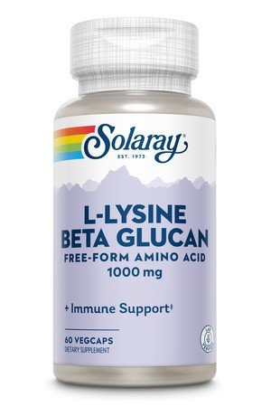 Solaray Lysine with Beta Glucan 60 Capsule