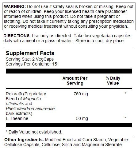 Solaray Total Calm 30 Capsule