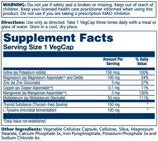 Solaray Thyroid Caps 60 VegCaps