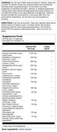 Solaray TotalCleanse Multisystem 120 Capsule