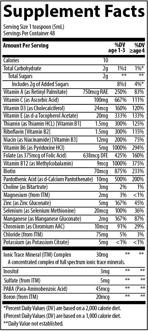 Trace Minerals Kid&#39;s Multi-Citrus Punch Flavor 8 oz Liquid