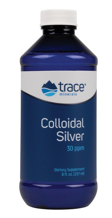 Trace Minerals Colloidal Silver 30 PPM 8 oz Liquid