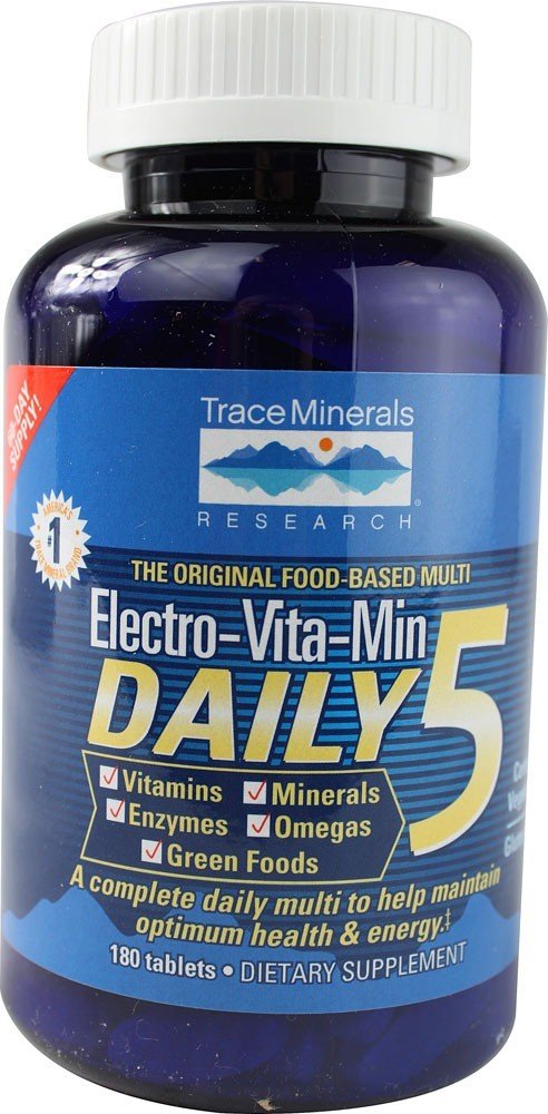 Trace Minerals Electro-Vita-Min Daily 5 180 Tablet