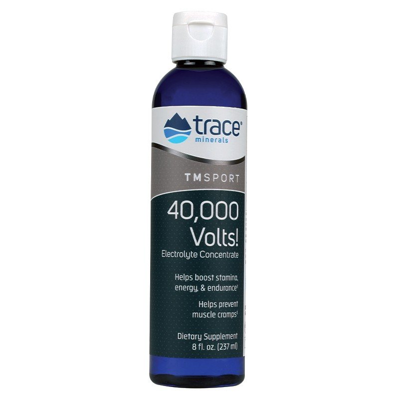 Trace Minerals 40,000 Volts Electrolyte Concentrate 8 oz Liquid