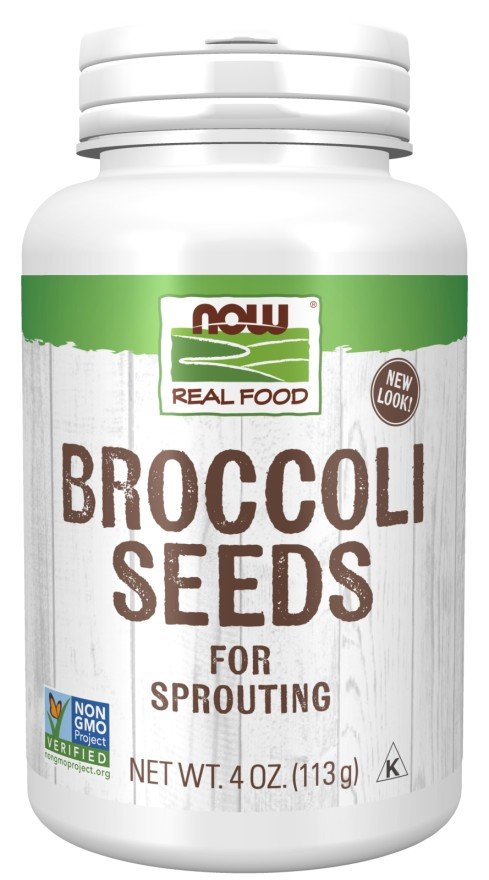 Now Foods Broccoli Seeds 4 oz Seed