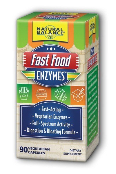 Natural Balance Fast Food Enzymes 90 Capsule