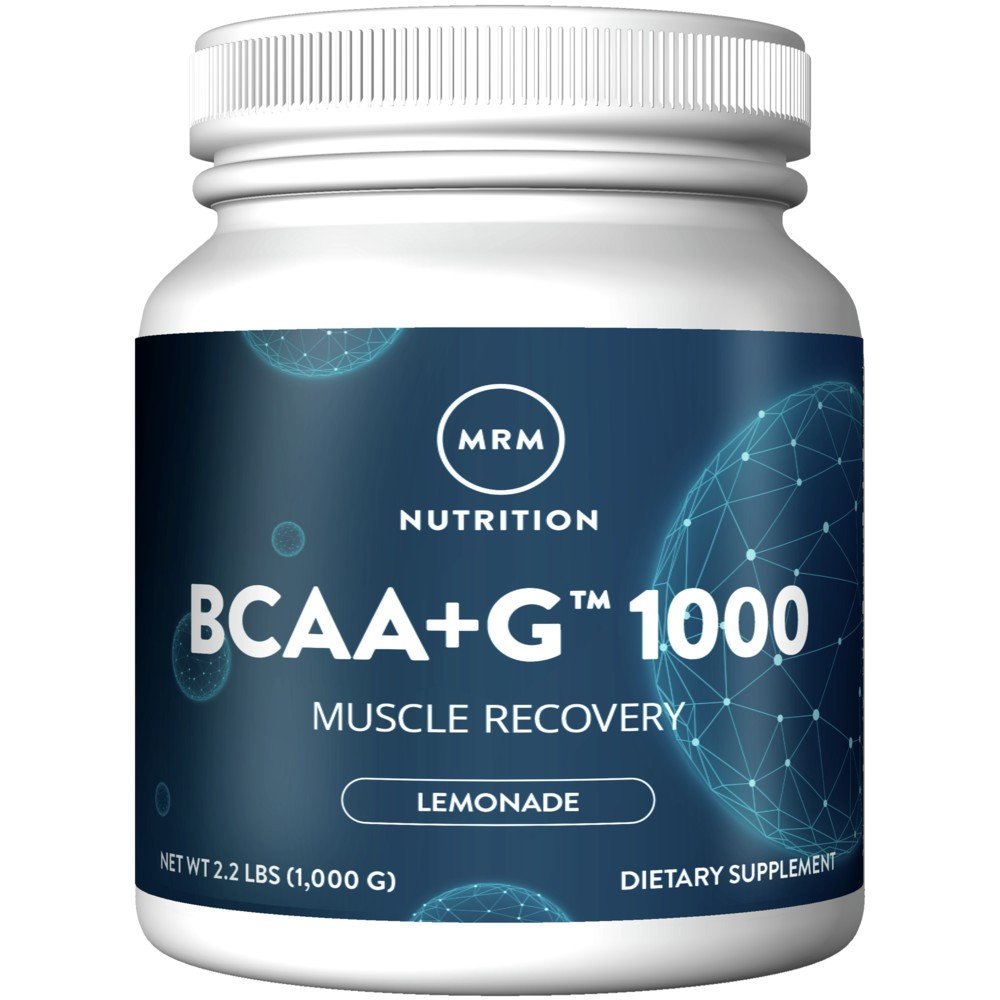 MRM (Metabolic Response Modifiers) BCAA + G 1000 Ultimate Recovery Formula Lemonade Flavor 1000 g Powder