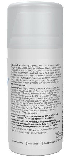 Now Foods Progesterone from Wild Yam Balancing Skin Cream 3 oz Cream