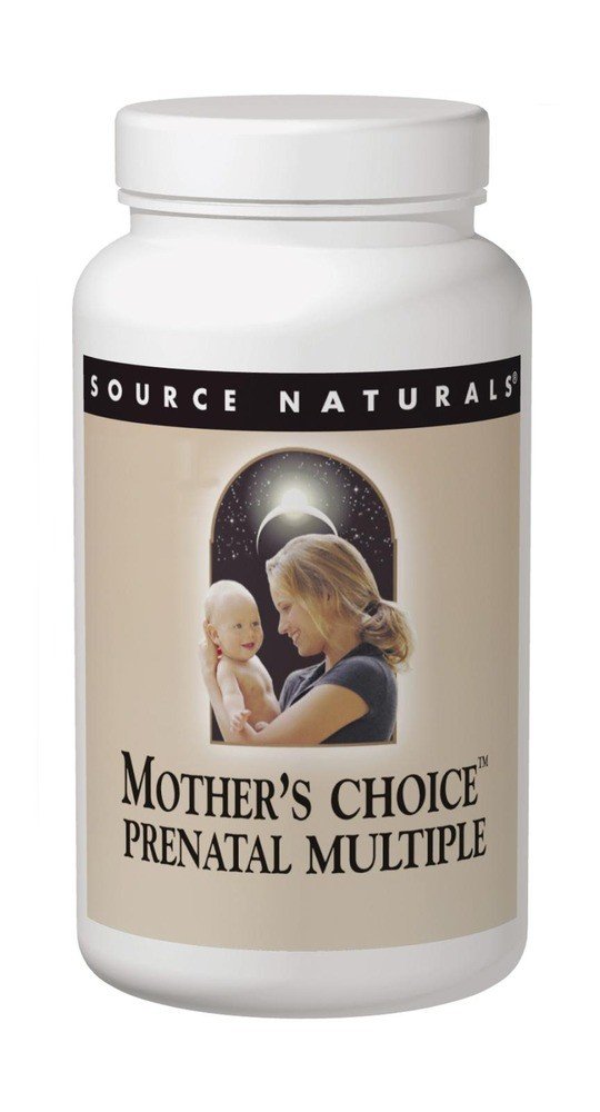 Source Naturals, Inc. Mother's Choice Prenatal Multiple with Iron 60 Tablet + 15 Softg Tablet+Softgel