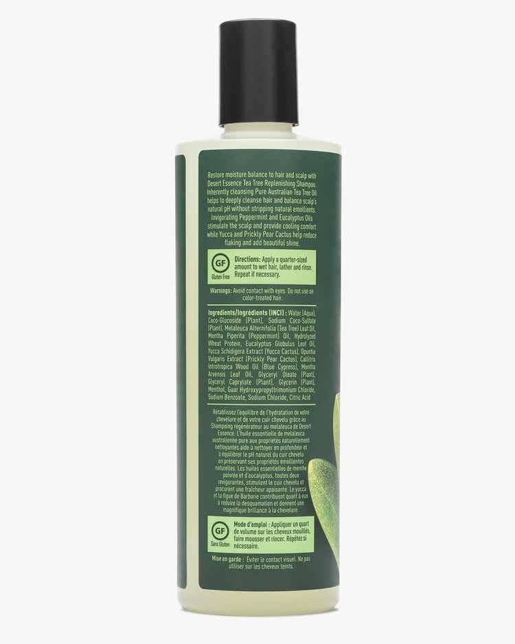 Desert Essence Shampoo-Tea Tree Daily Replenishing 12.9 oz Liquid