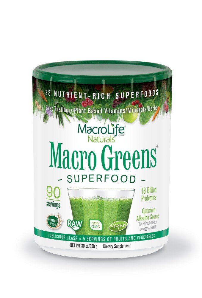 Macrolife Naturals Macro Greens 30 oz Powder