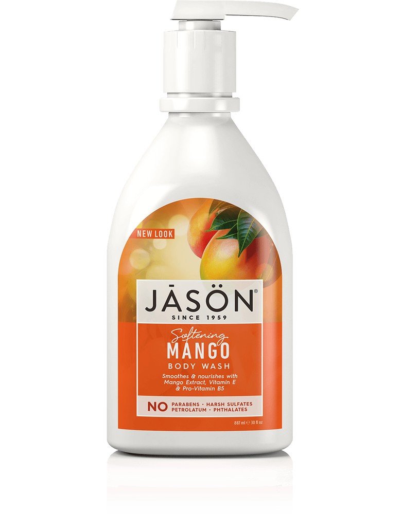 Jason Natural Cosmetics Softening Mango Body Wash 30 oz Liquid