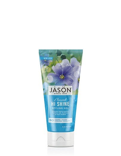 Jason Natural Cosmetics Flaxseed Hi-Shine Styling Gel 6 oz Gel