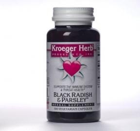 Kroeger Herbs Black Radish & Parsley 100 Capsule